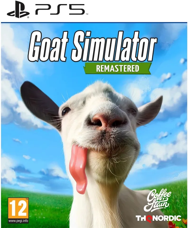 Goat Simulator: Remastered van THQ Nordic, PS5 – cover