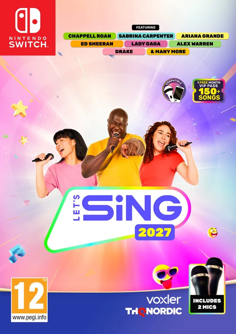 Let's Sing 2027 - 2 Mic Bundle by THQ Nordic, Nintendo Switch – cover