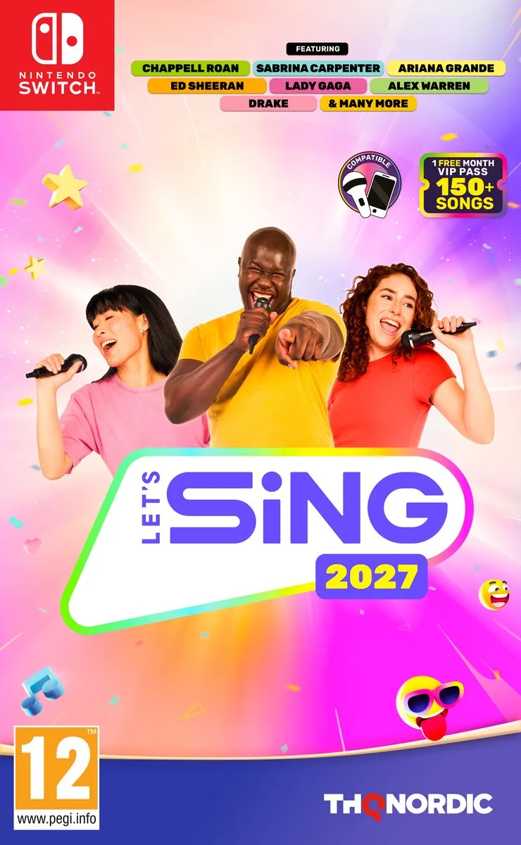 Let's Sing 2027 - Solus by THQ Nordic, Nintendo Switch – cover