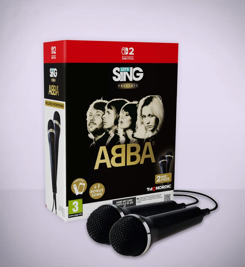 Let's Sing ABBA - 2 Mic Bundle van THQ Nordic, Nintendo Switch 2 – cover