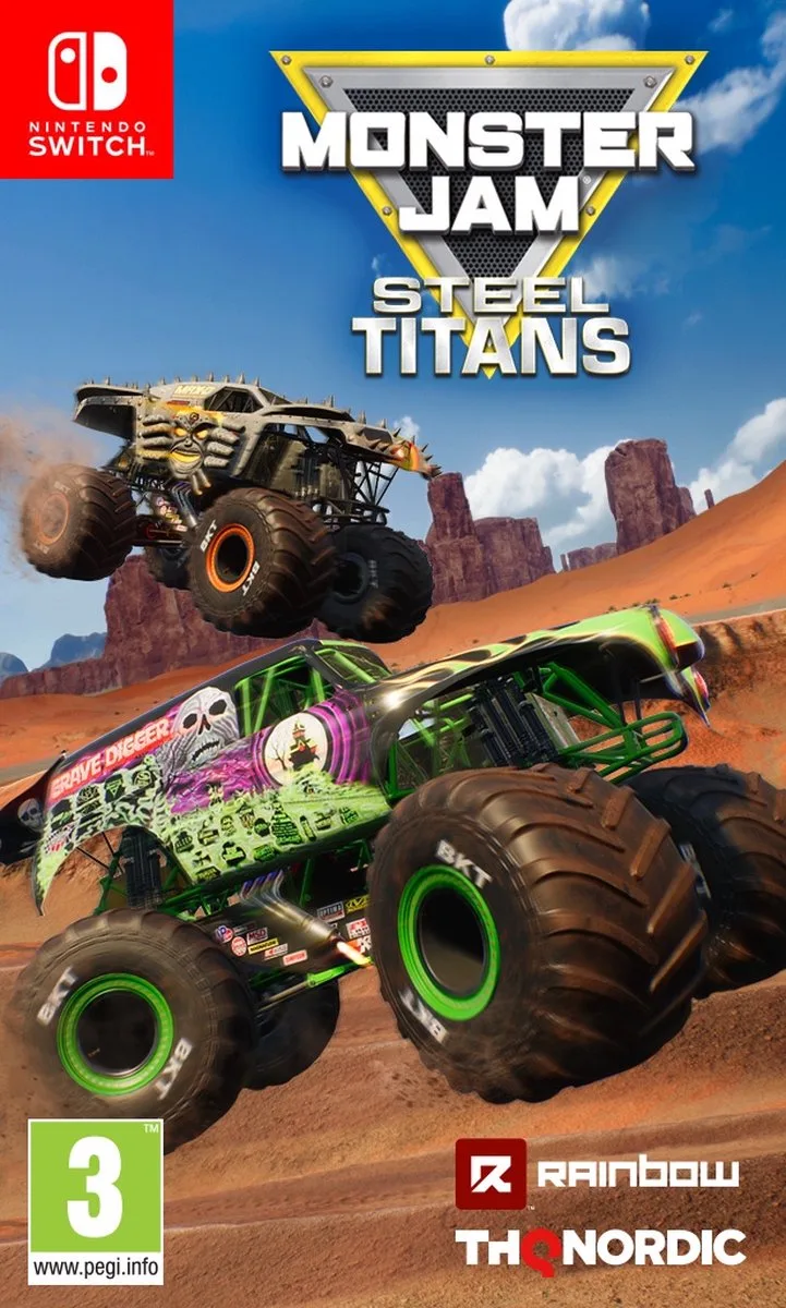 Monster Jam Steel Titans by THQ Nordic, Nintendo Switch – cover