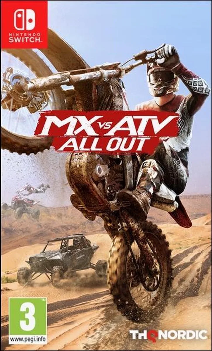 MX vs ATV All Out by THQ Nordic, Nintendo Switch – cover