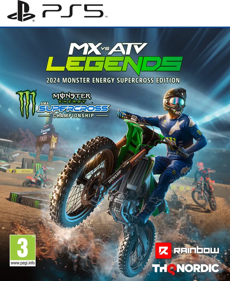 MX vs ATV Legends - 2024 Monster Energy Supercross Edition van THQ Nordic, PS5 – cover