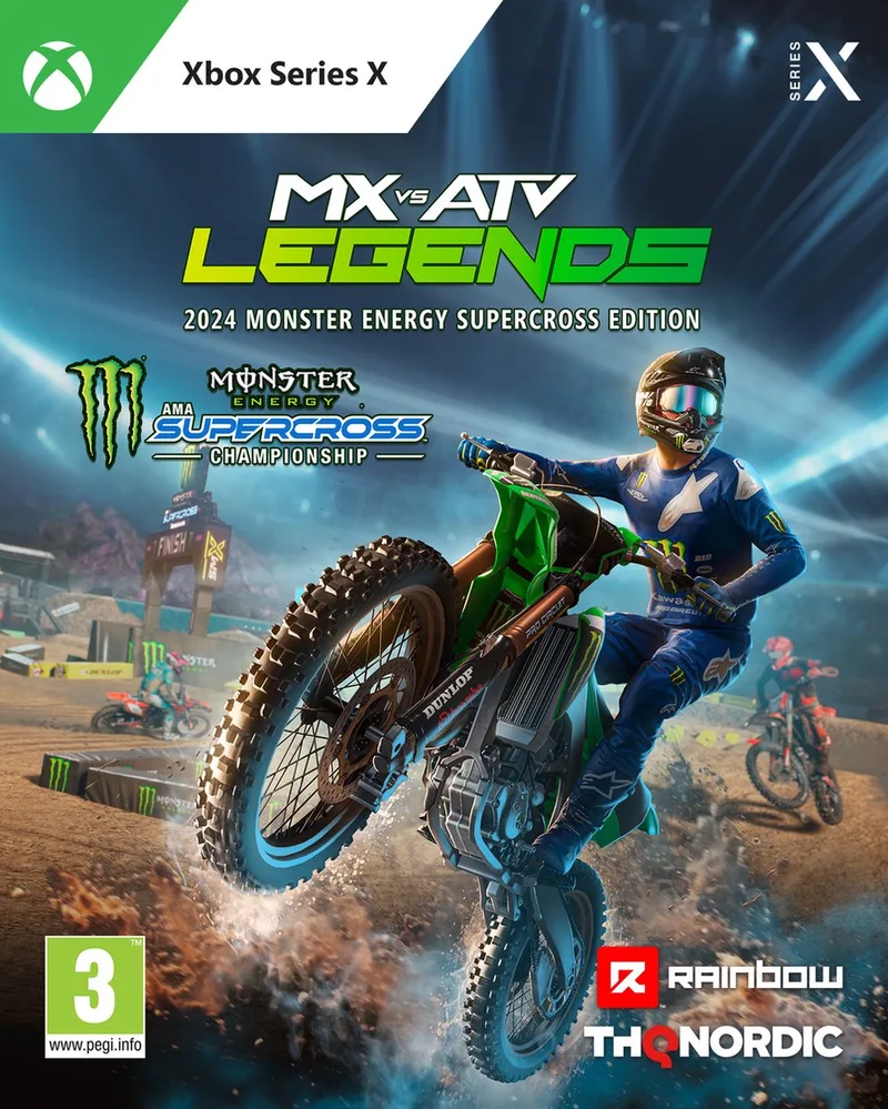 MX vs ATV Legends - 2024 Monster Energy Supercross Edition by THQ Nordic, Xbox Series X | S – cover