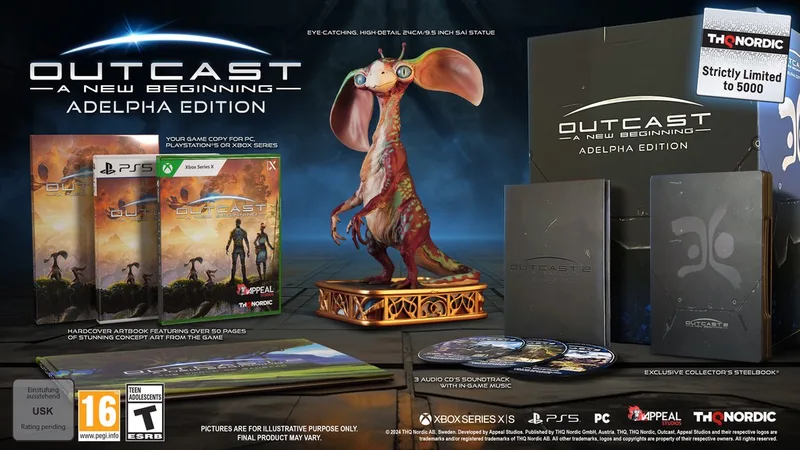 Outcast - A New Beginning Adelpha Edition de THQ Nordic, Xbox Series X | S – jaquette