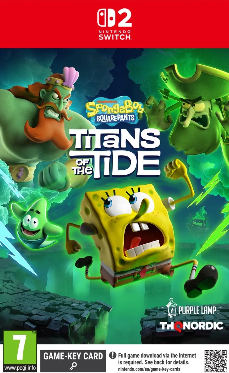 SpongeBob SquarePants: Titans of the Tide by THQ Nordic, Nintendo Switch 2 – cover