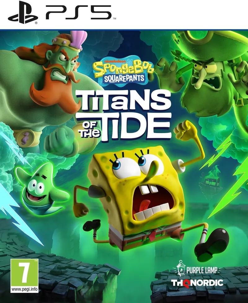SpongeBob SquarePants: Titans of the Tide de THQ Nordic, PS5 – jaquette