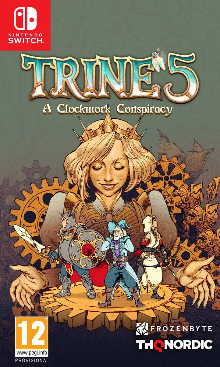 Trine 5: A Clockwork Conspiracy by THQ Nordic, Nintendo Switch – cover