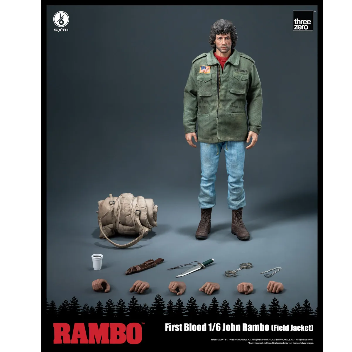 First Blood John Rambo (Field Jacket) fra Threezero – cover