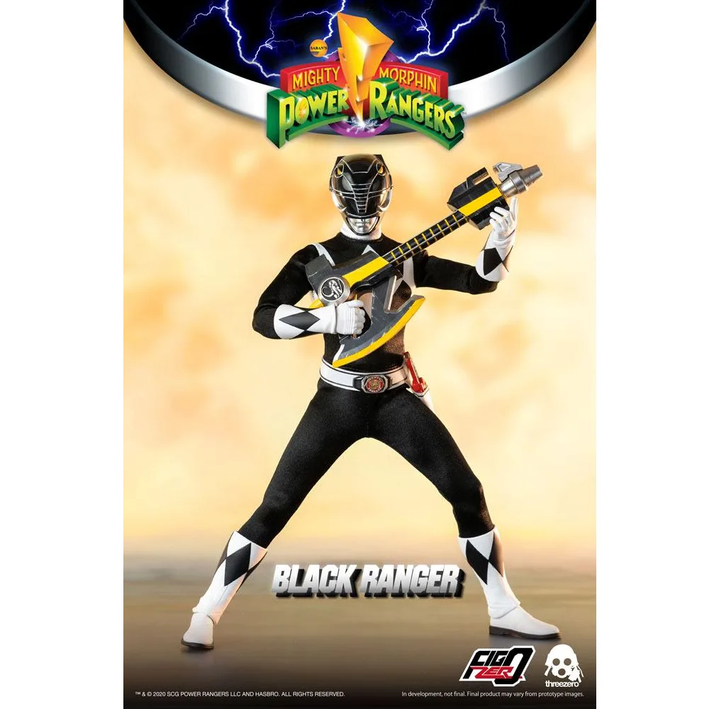Power Rangers FigZero Black Ranger fra Threezero – cover