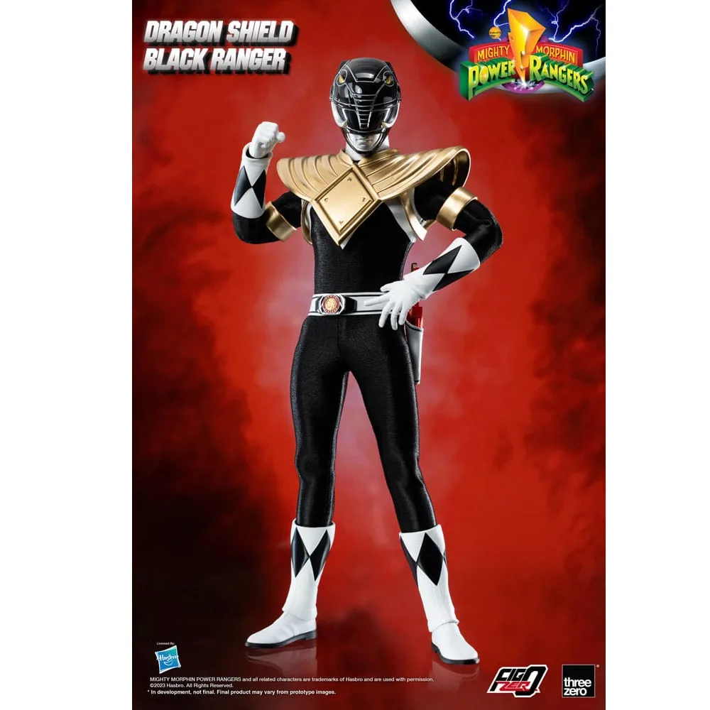 Power Rangers FigZero Dragon Shield Black Ranger by Threezero – cover