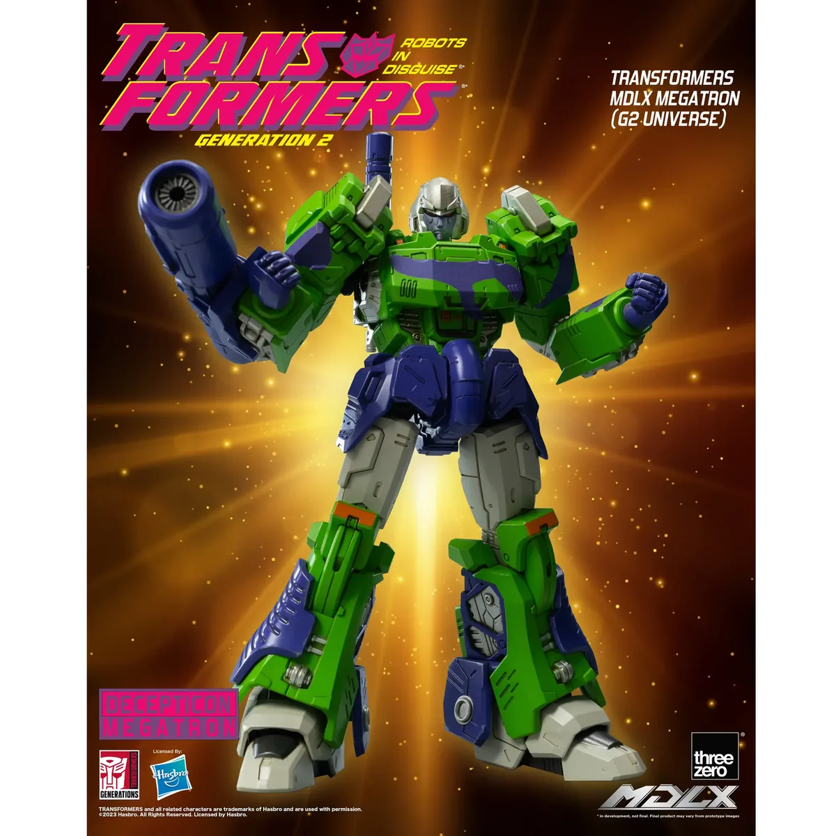 Transformers MDLX Megatron G2 by Threezero – cover