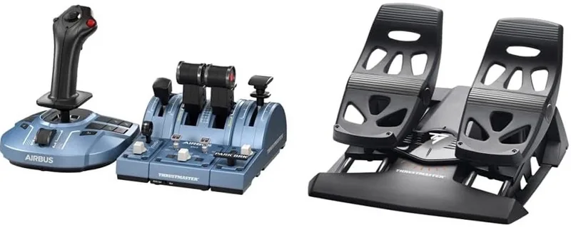Captain Pack X + Thrustmaster Rudder – Volledige Flight Simulator Set voor PC en Xbox de Thrustmaster – jaquette