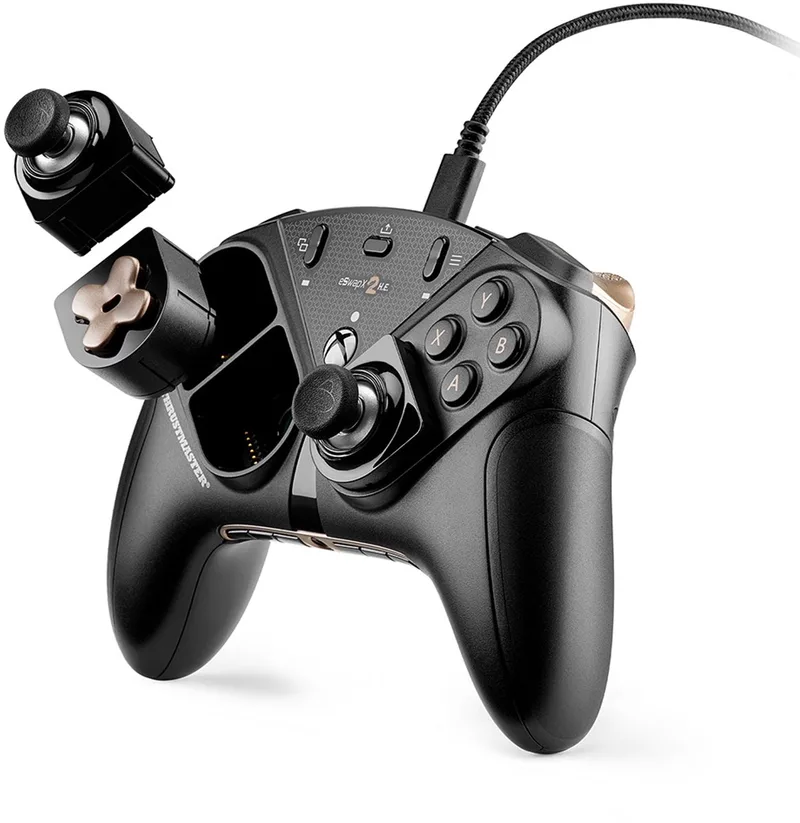 Eswap X 2 H.E. Pro Controller - voor PC, XBOX Series X S - Hall-effect ministicks - Hot-Swap-technologie - Mechanische knoppen by Thrustmaster, Black – cover