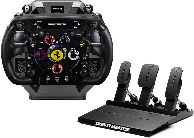 F1 Direct drive Kit – T598 Servo Base + F1 Wheel Add-On + Raceline Pedals III – PS5 -PS4 - PC by Thrustmaster – cover