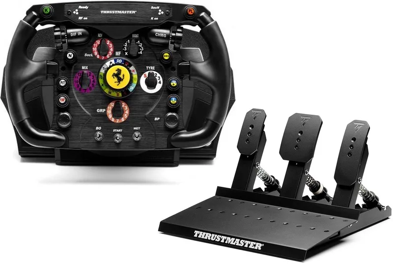 F1 raceset - T300 Servo Base + Raceline Pedals III + F1 Add On - PC - PS4 - PS5 by Thrustmaster – cover