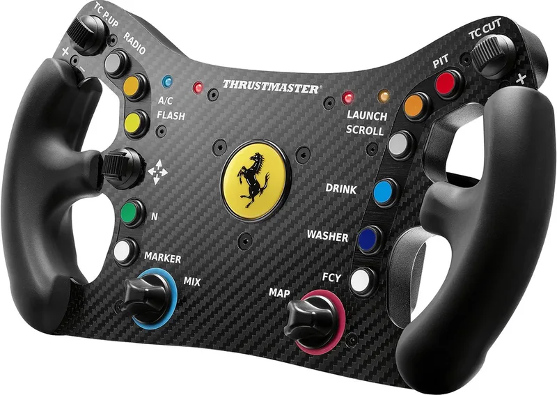 Ferrari 488 GT3 Wheel Add-on - Racestuur (Alleen Stuur) van Thrustmaster, Zwart – cover