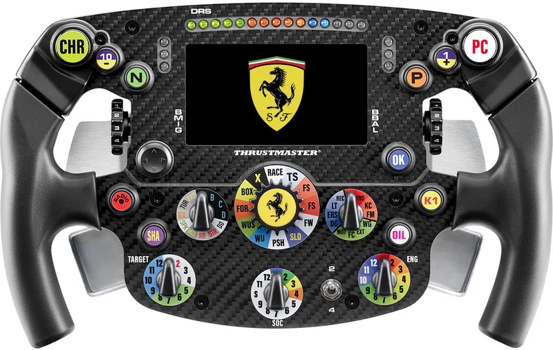 Formula Wheel Add-On Ferrari SF-25 Edition – Officiële 1:1 Replica – PS5, PS4 & PC - uitgerust met de Next-Gen Quick Release - Voor T598 T818 by Thrustmaster, Black – cover