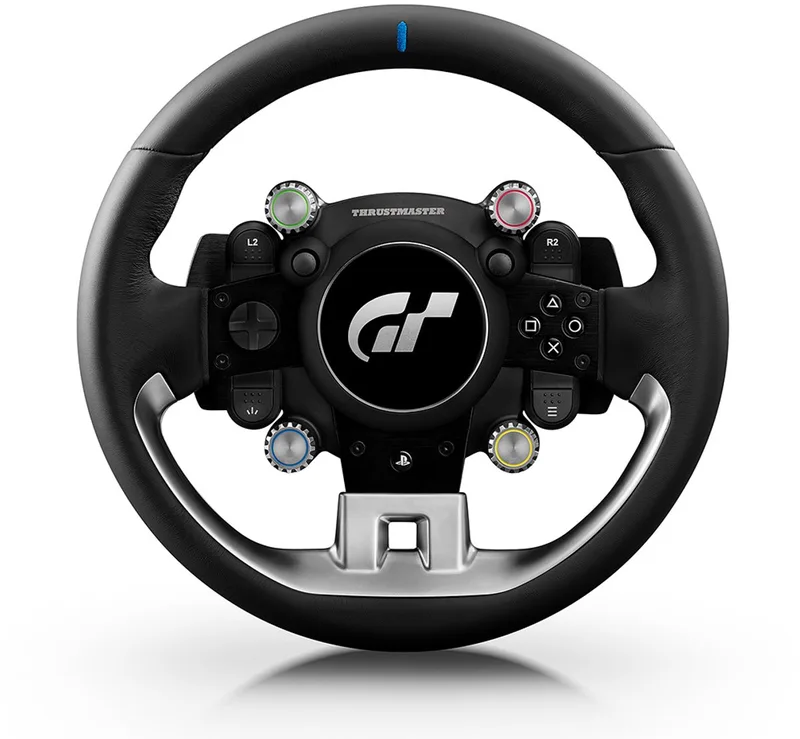 GT Wheel Add-On – Officieel Gran Turismo Stuur – PS5, PS4 & PC - diameter van 28 cm - voor T818 en T598 Direct Drive Servo base by Thrustmaster, Black – cover