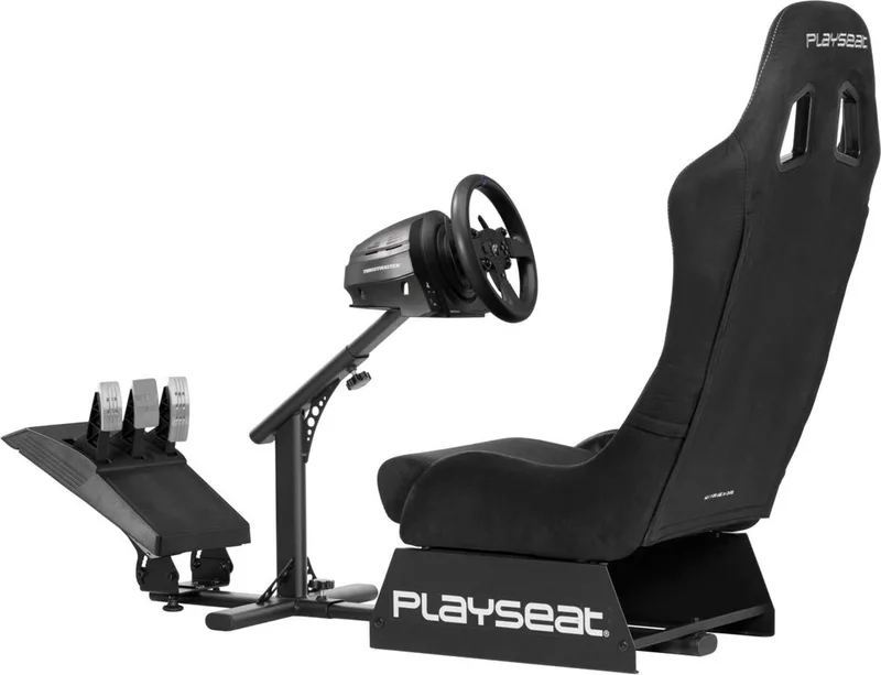 Playseat Evolution Alcantara + Thrustmaster T300 RS GT Racestuur - PC + PS5 + PS4 + PS3 by Thrustmaster, Black – cover