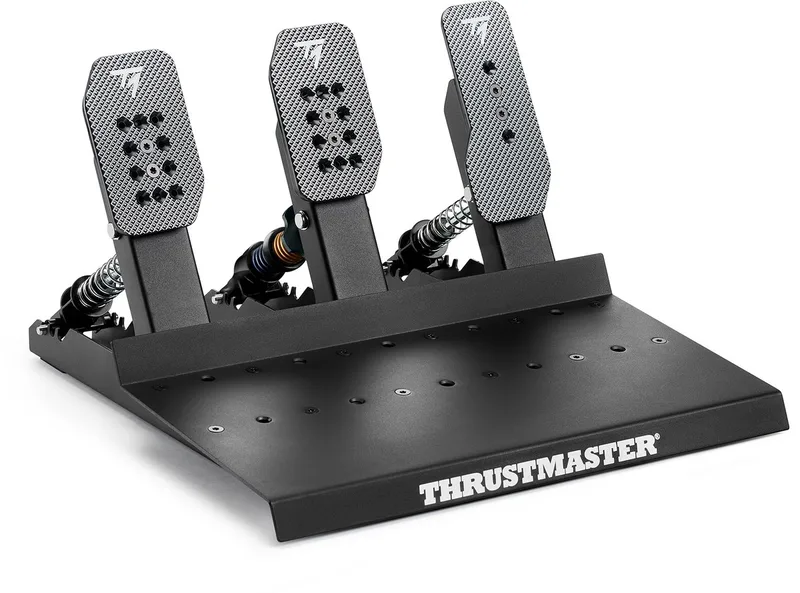 Raceline Pedals III LC - Simracing-Pedaalset met 3 Pedalen - Load Cell-Sensor (100 kg) - PS5, PS4, Xbox Series X | S, Xbox One, PC by Thrustmaster – cover