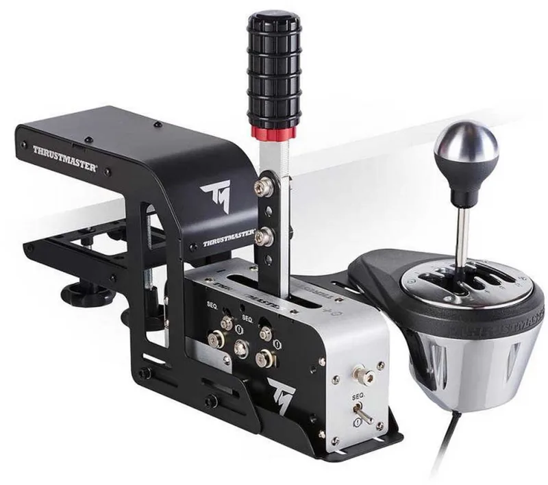 Racing Clamp - Bevestigingssysteem voor handbrake en shifter - 100% van metaal van Thrustmaster, Zwart – cover