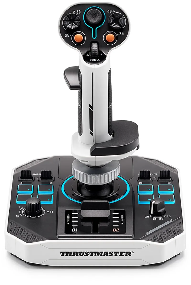 SOL-R 1 Flightstick – Joystick voor PC – Ambidextrous (Links & Rechts) – 44 Actieknoppen – H.E.A.R.T. Technologie – Ideaal voor Star Citizen & Flight Simulator van Thrustmaster – cover