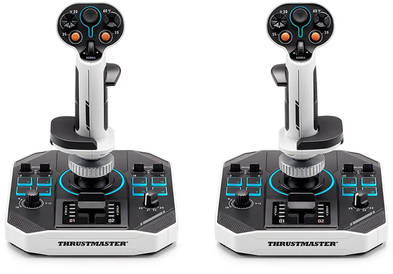 SOL-R 2 Space Sim Duo - HOSAS Joystick Set voor PC - 88 Actieknoppen - 16 Assen - Voor Star Citizen & Elite Dangerous by Thrustmaster – cover
