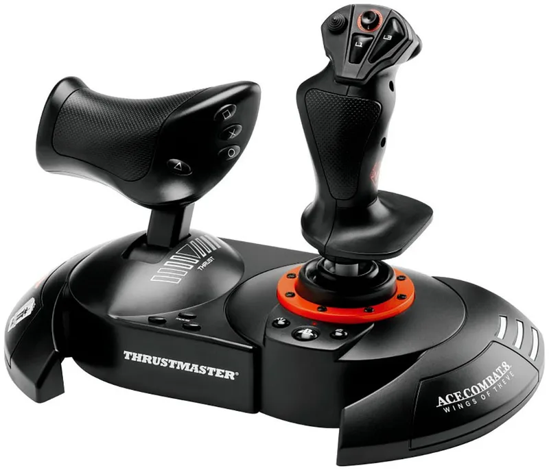 T.Flight HOTAS NEO Ace Combat 8 Wings of Theve Edition (PC/P4/PS5) Joystick de Thrustmaster, Noir – jaquette
