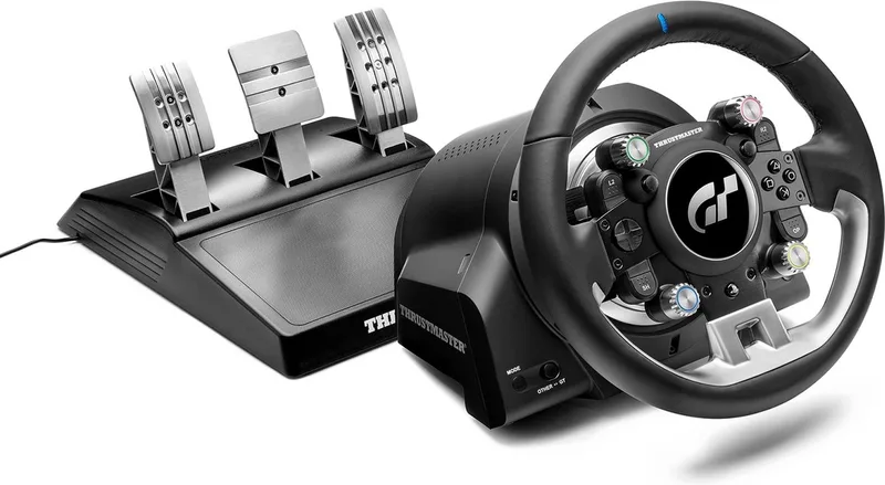 T-GT II - Racestuur met 3 Pedalen - Officiële Gran Turismo - Force Feedback – Voor PS5, PS4, PC by Thrustmaster – cover