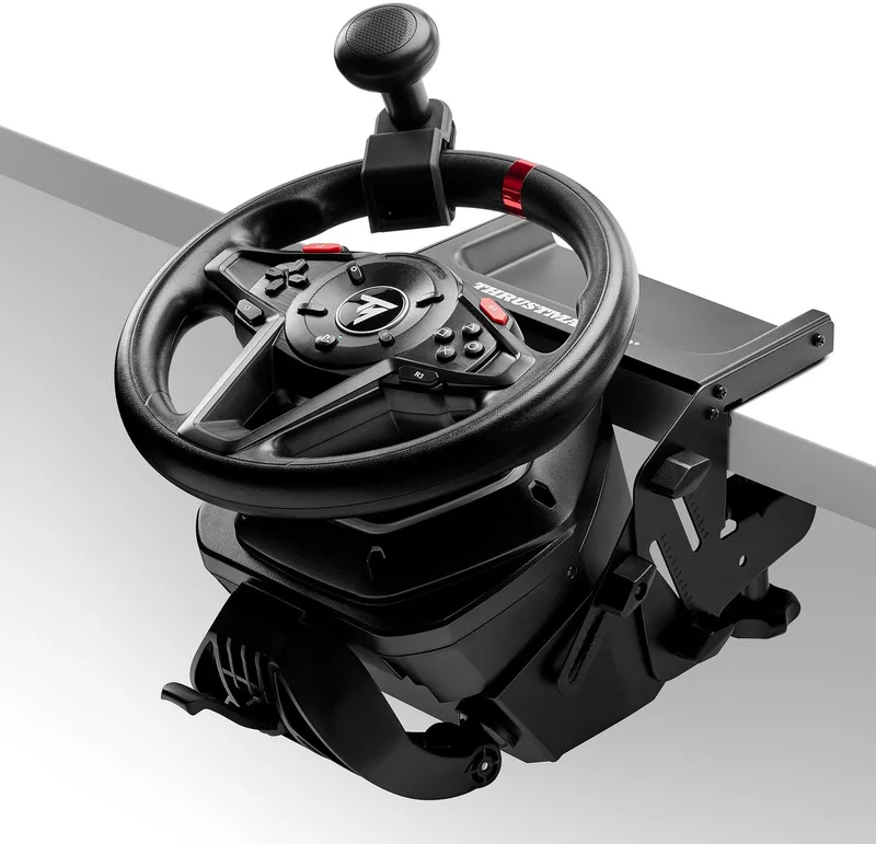 T128-P SimTask Pack - Racestuur & Pedaalset - Inclusief SimTask Steering Kit - Force Feedback - Compatibel met PS5, PS4 & PC van Thrustmaster – cover