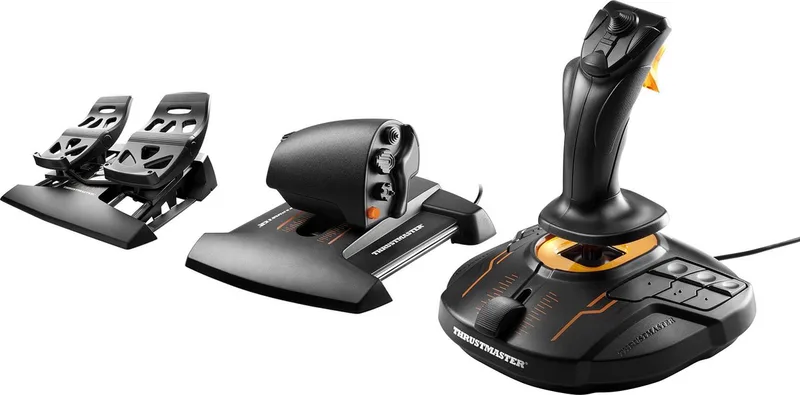T16000M FCS Flight Pack - Flight Control Systeem - Joystick, Throttle en Rudder Pedals - voor PC by Thrustmaster – cover