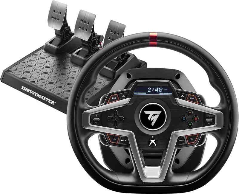 T248-X – Racestuur en 3 Pedalen - Force Feedback & Magnetische Flippers - PC/XBOX Series X | S - geschikt voor Forza Horizon 6 by Thrustmaster – cover