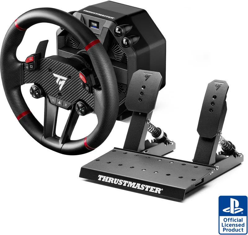 T598-P – Racestuur en Pedalen – Direct Axial Drive 10 Nm Force Feedback – Voor PS5, PS4, PC - Geschikt voor Forza Horizon 6 van Thrustmaster – cover