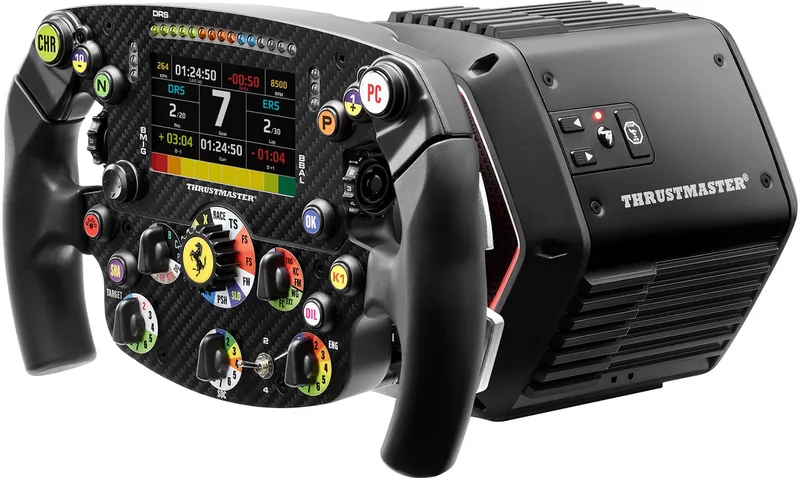 T818 + SF25 Formula Wheel Bundle - Direct Drive Racing Wheelbase - 10 Nm Force Feedback - Ferrari SF25 Edition - PC by Thrustmaster – cover