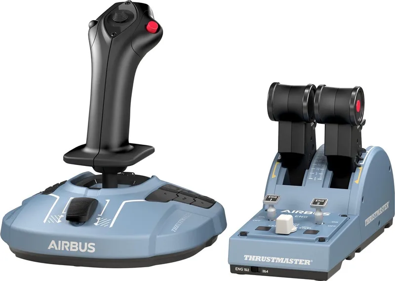 TCA Officer Pack Airbus Edition - Flight Control Systeem - joytick en Throttle Quadrant - voor PC van Thrustmaster – cover