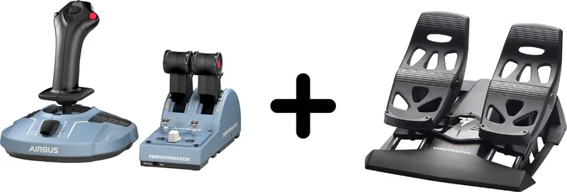 TCA Officer Pack Airbus Edition + Rudder Pedals - PC van Thrustmaster – cover