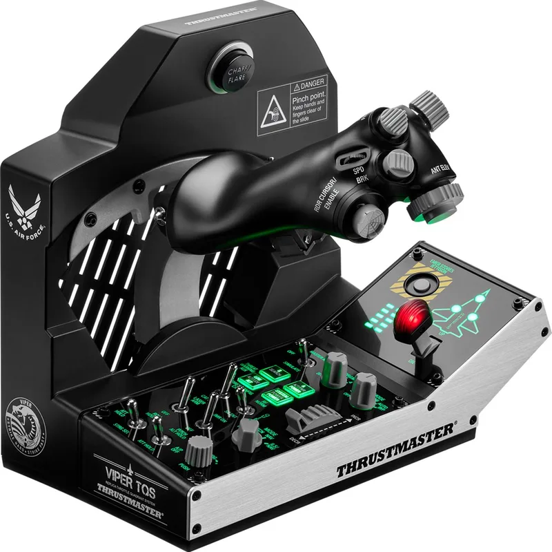 Viper TQS Mission Pack - Flightsim Controller - Throttle met panneel by Thrustmaster – cover