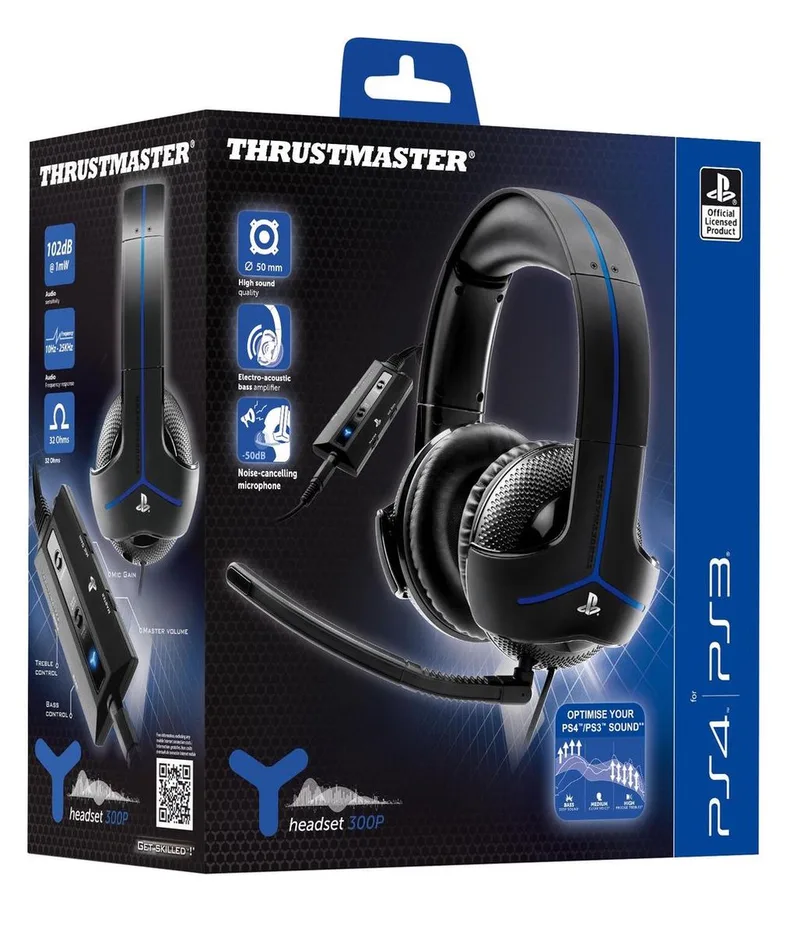 Y300P Gaming Headset PS5 PS4 by Thrustmaster, Black – cover