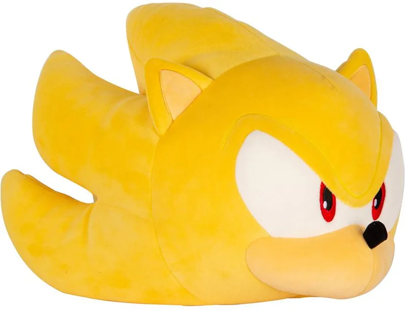 Sonic the Hedgehog Pluche - Mocchi Mocchi Large Super Sonic Head van Tomy – cover