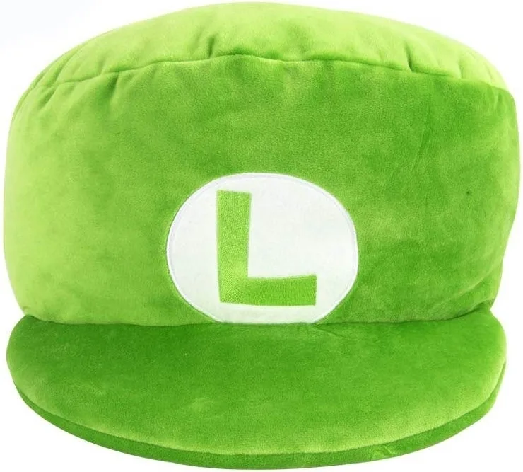 Super Mario Pluche - Mocchi Mocchi Large Luigi Cap by Tomy – cover