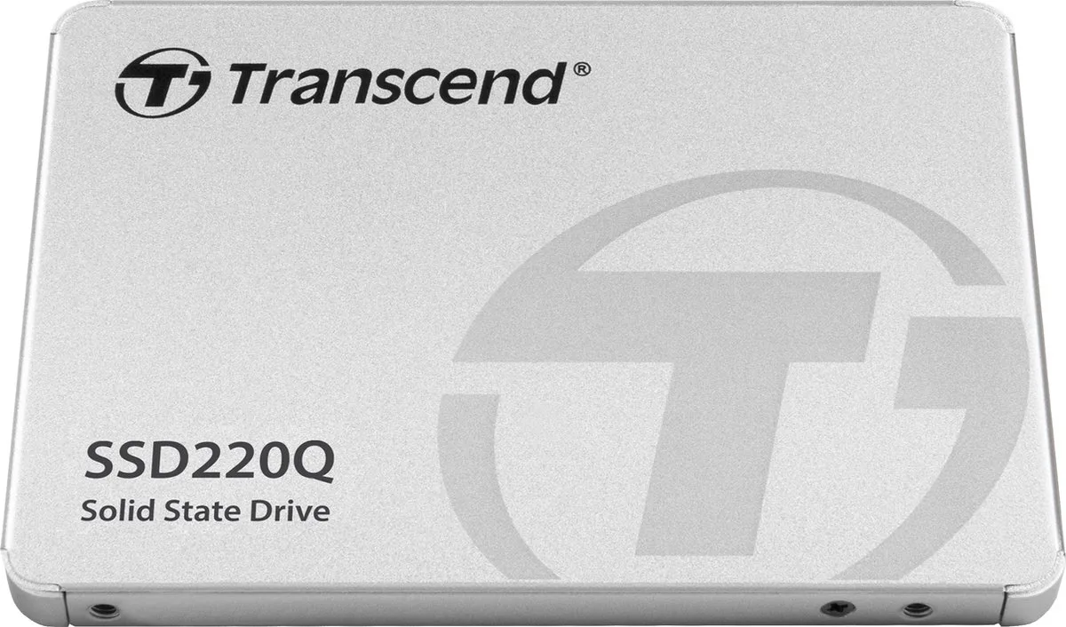 SSD220Q 500 GB SSD-Hårddisk 2.5 SATA 6 Gb/s Box TS500GSSD220Q från Transcend – omslag