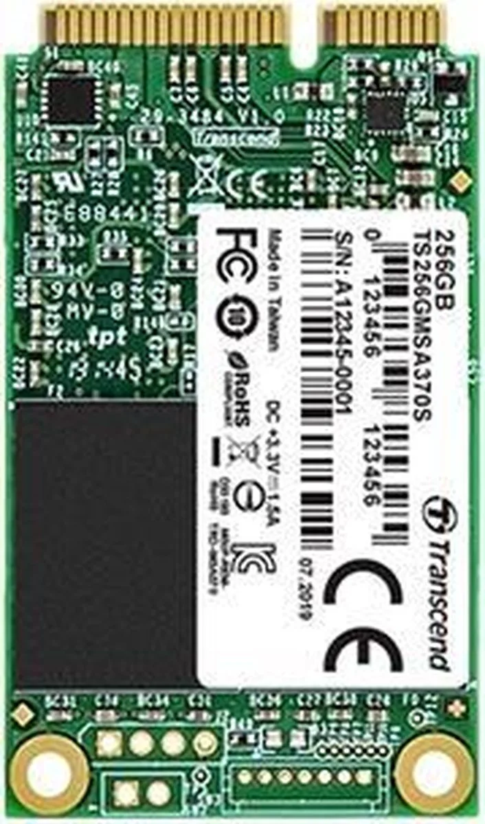 Transcend 64 GB Intern mSATA SSD SATA 6 Gb/s Retail TS64GMSA370S fra Transcend – cover