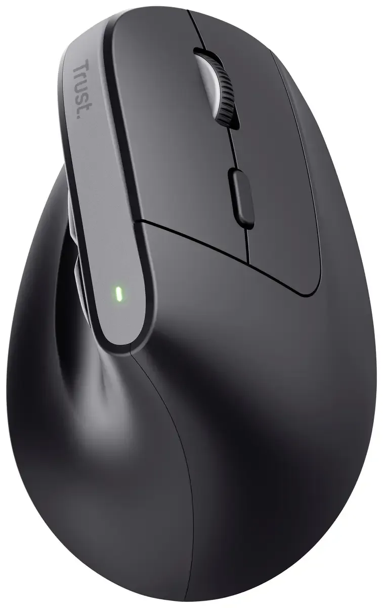 Bayo+ - Ergonomische Muis - Verticaal - Draadloos - Zwart by Trust, Black – cover 2 of 2