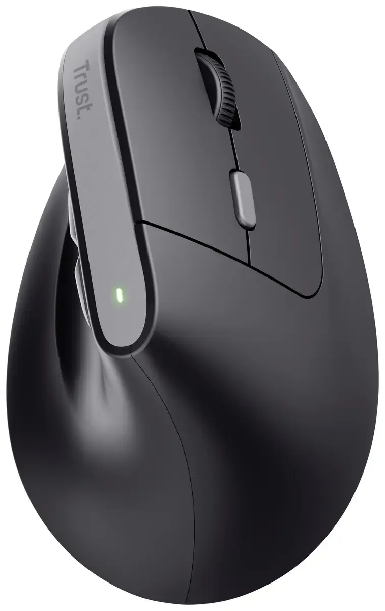 Bayo II - Ergonomische Muis - Verticaal - Draadloos de Trust, Noir – jaquette 2 sur 2