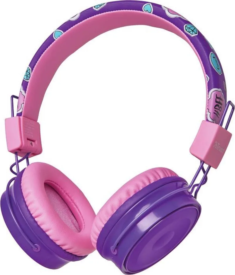 Comi - Kinder Koptelefoon - Bluetooth by Trust, Purple – cover