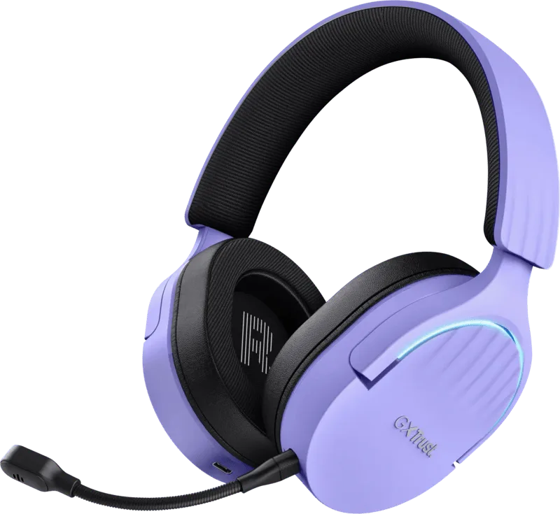 Fayzo GXT491 Draadloze PC/PlayStation headset Paars van Trust – cover