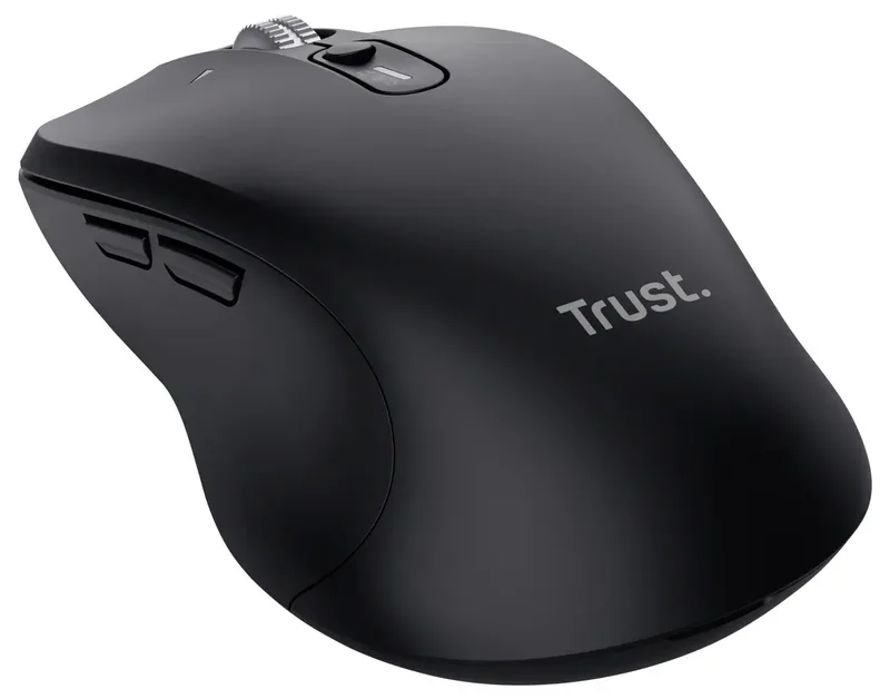 Ferro - Draadloze Muis - Hyperscrollwiel - Multi-device - Stille Knoppen van Trust, Zwart – cover 2 van 2