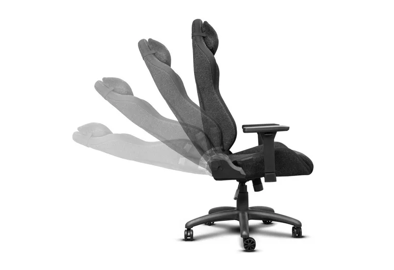 Gaming Chair GXT 723 Ruya Gamingstuhl Stoff ergonomisch 3D Armlehnen 150 kg van Trust, Grijs – cover 5 van 5