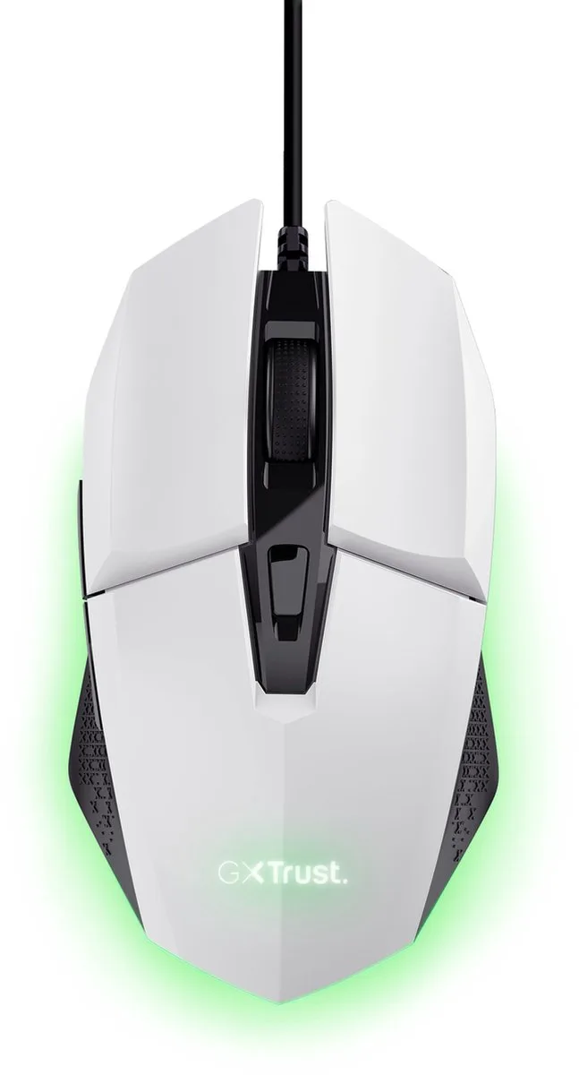 GXT 109W Felox - Gaming Muis - Bedraad - 6400 DPI - RGB Verlichting by Trust, White – cover